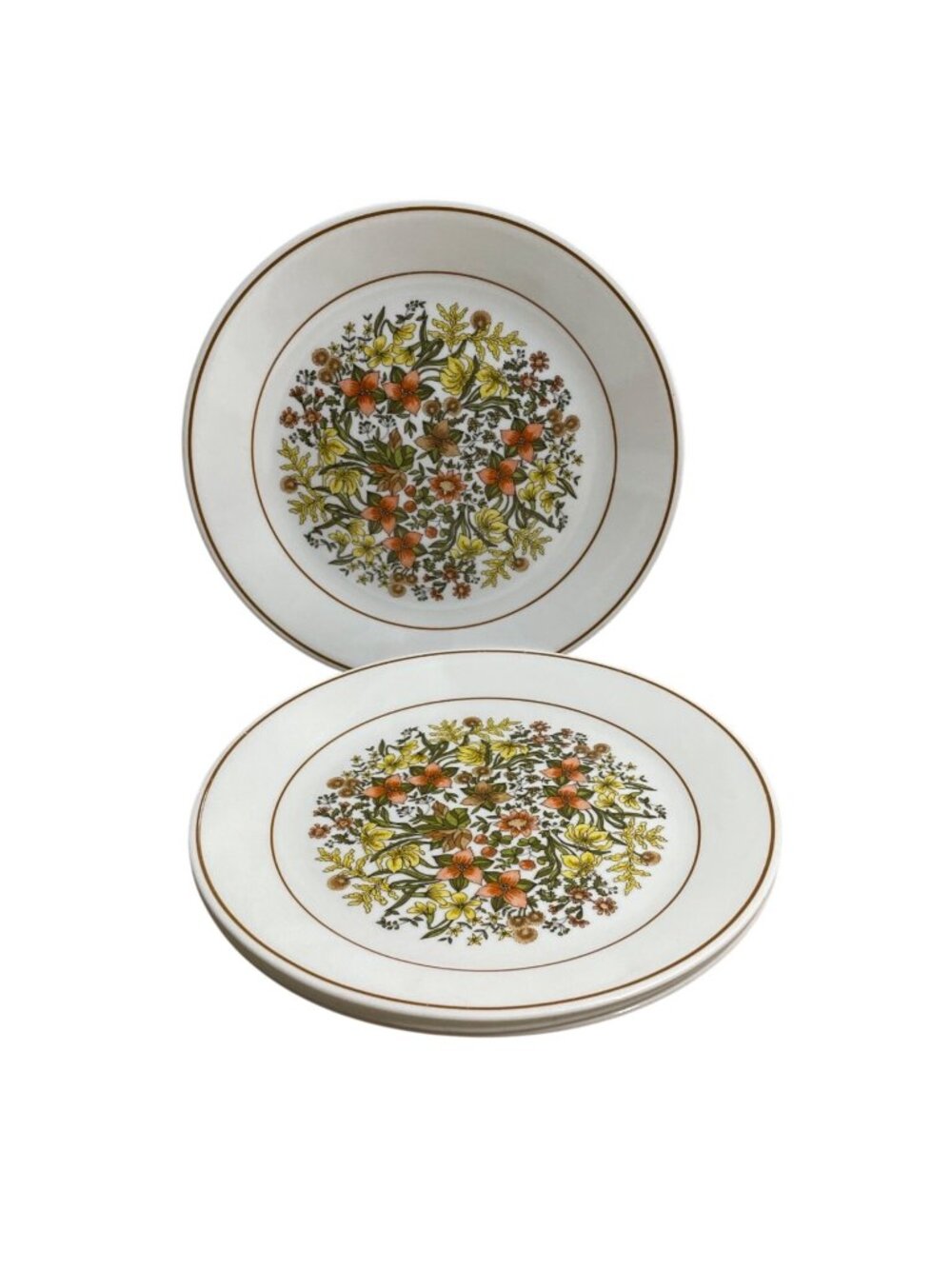Vtg Corelle by Corning Indian Summer Pattern Dinner Plates Set Of 4 10.25 in USA